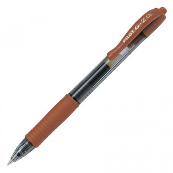 Pilot G2 Gel Ink Pen 0.7MM-Caramel