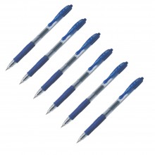 Pilot G2 Gel Ink Pen 0.38mm-Blue (Half Dozen)