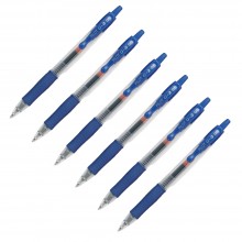 Pilot G2 Gel Ink Pen 0.5mm-Blue (Half Dozen)