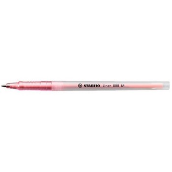 Stabilo 808-M Ballpoint Pen 0.45mm - Medium - Pink