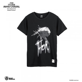 Thor Ragnarok Raytheon hammer Tee 05 - Black