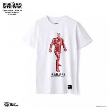 Marvel Captain America Civil War Tee Iron Man - White