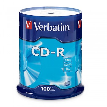 Verbatim CD-R 80MIN 700MB 100 PCS 